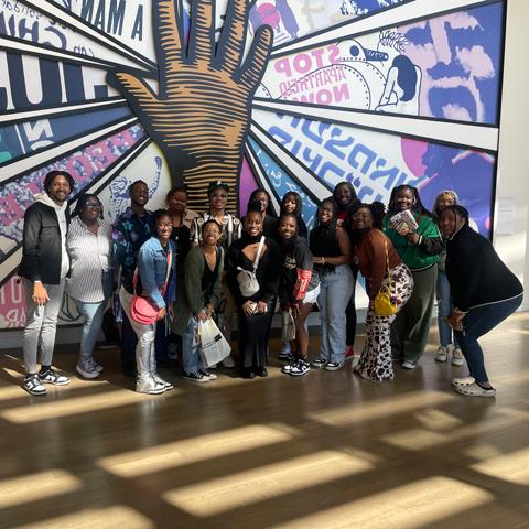 Students at the National Center for Civil and Human Rights in Atlanta, GA.