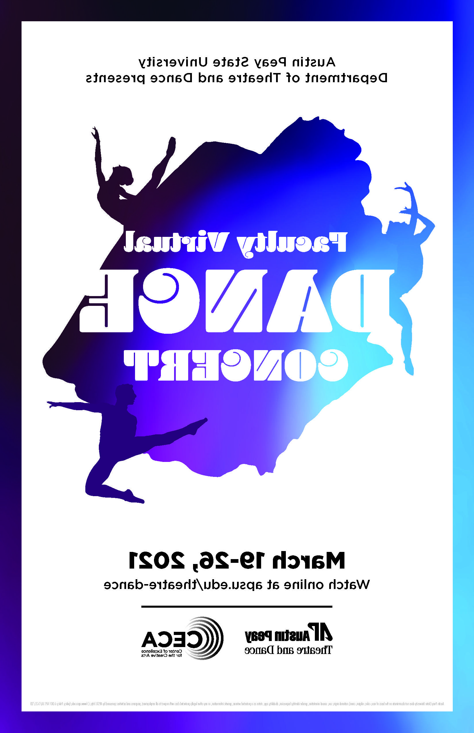 2021 Dance Concert Virtual Poster